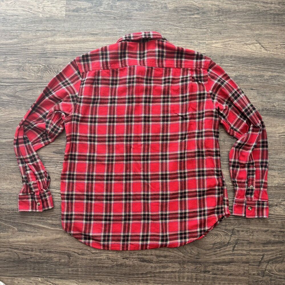 Old Navy Flannel Plaid LS Shirt Mens XL Multicolor Classic Regular Fit Button Up - Picture 9 of 9